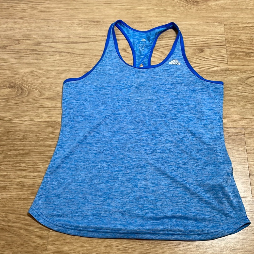 New women Adidas tank top size L blue